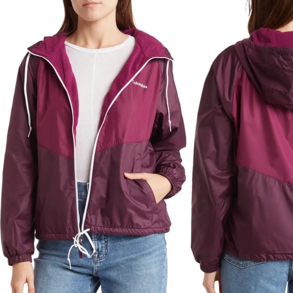 NWT Columbia May Valley Lined Windbreaker Size Medium - Picture 4 of 8